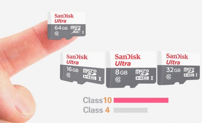 Cartão de memória: embora o mínimo seja de 16 GB, você pode escolher uma capacidade maior (Foto: Reprodução/Makemoneydigitals)