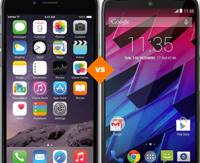 iPhone 6 ou Moto Maxx? Veja qual é o melhor smart (Foto: Arte/TechTudo) iPhone 6 ou Moto Maxx? Veja qual é o melhor smart (Foto: Arte/TechTudo)