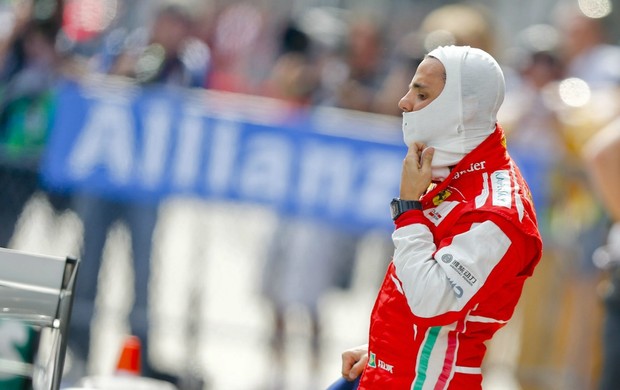 Felipe Massa, da Ferrari, no treino classificatório para o GP da China (Foto: EFE)