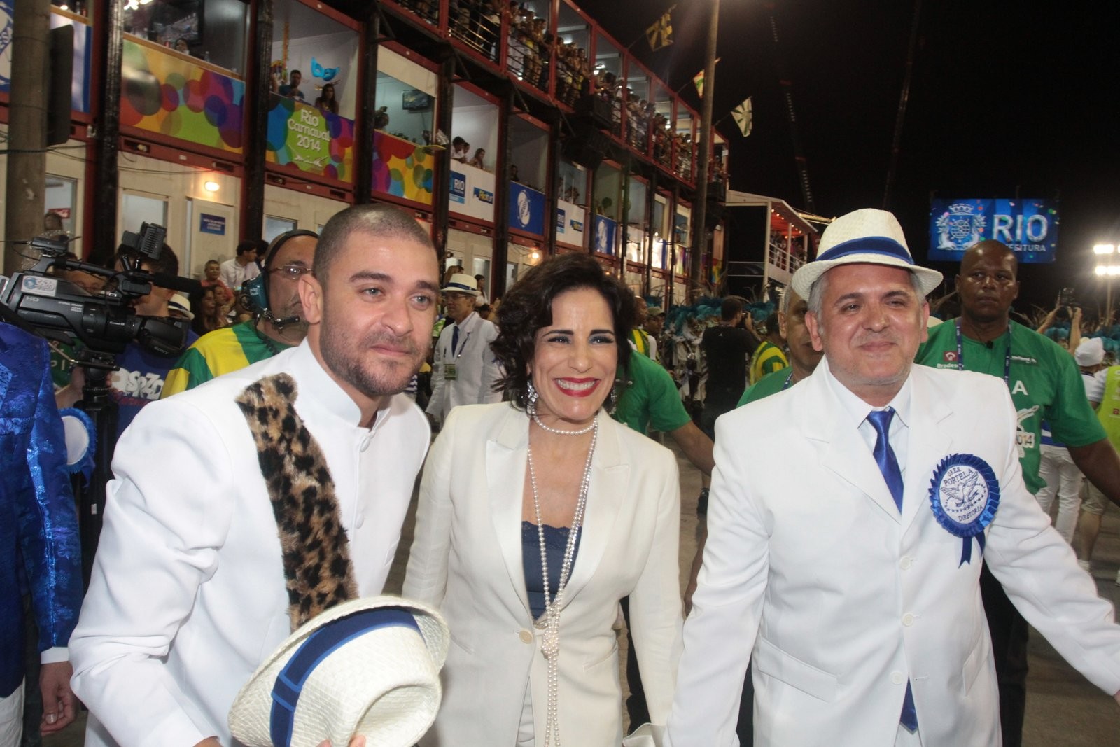 Diogo Nogueira, Orlando Morais e Gloria Pires (Foto: Sergio Gallo/Revista QUEM)