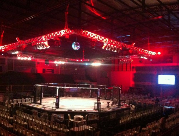 Ginásio do Tartarugão, em Vila Velha já está pronto para o HCC 13, o maior evento de MMA do ES (Foto: Divulgação/Haidar Capixaba Combat)