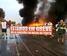 800 portuários entram em greve em Santos, SP (Ecoporto/Divulgação)