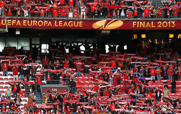torcida Liga Europa final Benfica Chelsea (Foto: EFE)