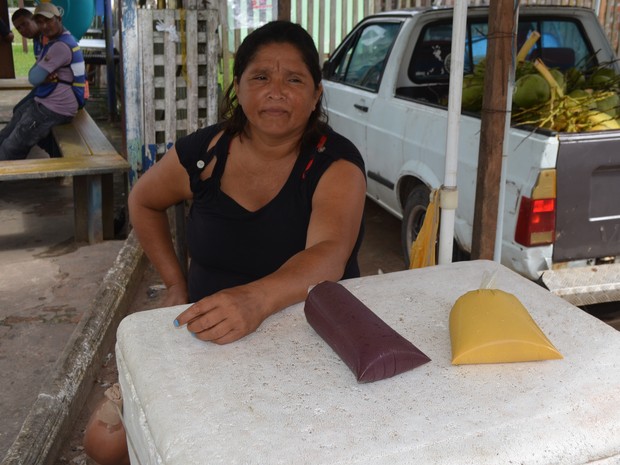 Queda nas vendas tem assustado vendedores de açaí em Cruzeiro do Sul (Foto: Anny Barbosa/G1) Queda nas vendas tem assustado vendedores de açaí em Cruzeiro do Sul (Foto: Anny Barbosa/G1)