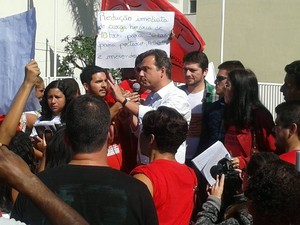 Manifestação Macaé (Foto: Júnior Costa)