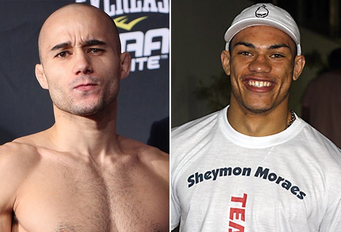 Montagem Marlon Moraes x Sheymon Moraes (Foto: Globoesporte.com)