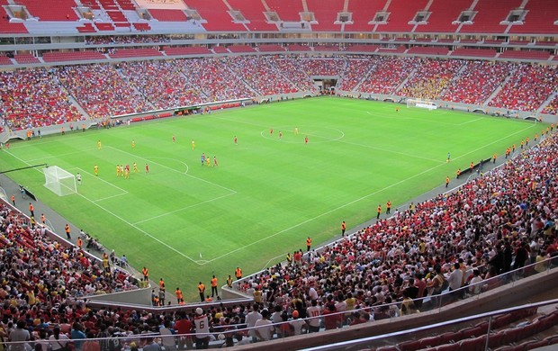 inauguração Estádio Mané Garrincha (Foto: Marcelo Baltar)