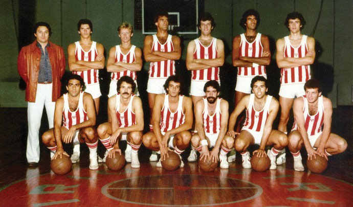 Esporte Clube Sírio, campeão mundial de basquete, 1979 (Foto: Divulgação / LNB)