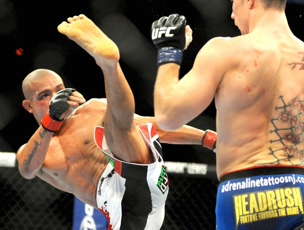 Diego Brandão e Joey Gambino, UFC RIO III (Foto: André Durão / Globoesporte.com)
