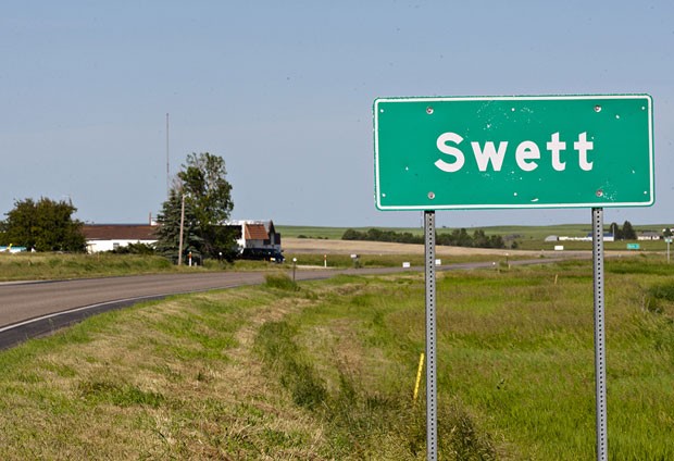 Empresário colocou à venda a pequena cidade de Swett por US$ 400 mil  (Foto: Eric Ginnard/Rapid City Journal/AP)