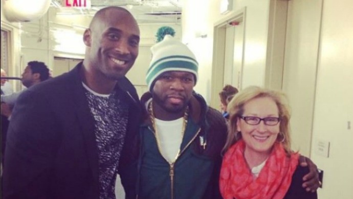 Kobe Bryant Meryl Streep 50 Cent basquete (Foto: Reprodução/Instagram)
