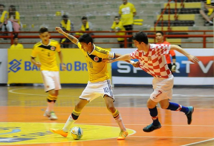 Angellot Colômbia Croácia Copa Intercontinental Futsal (Foto: Luciano Bergamaschi/CBFS)