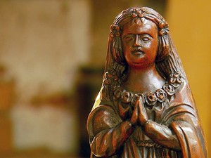 Imagem de Nossa Senhora Aparecida será entregue ao Papa em julho (Foto: Reprodução EPTV) Imagem de Nossa Senhora Aparecida será entregue ao Papa em julho (Foto: Reprodução EPTV)