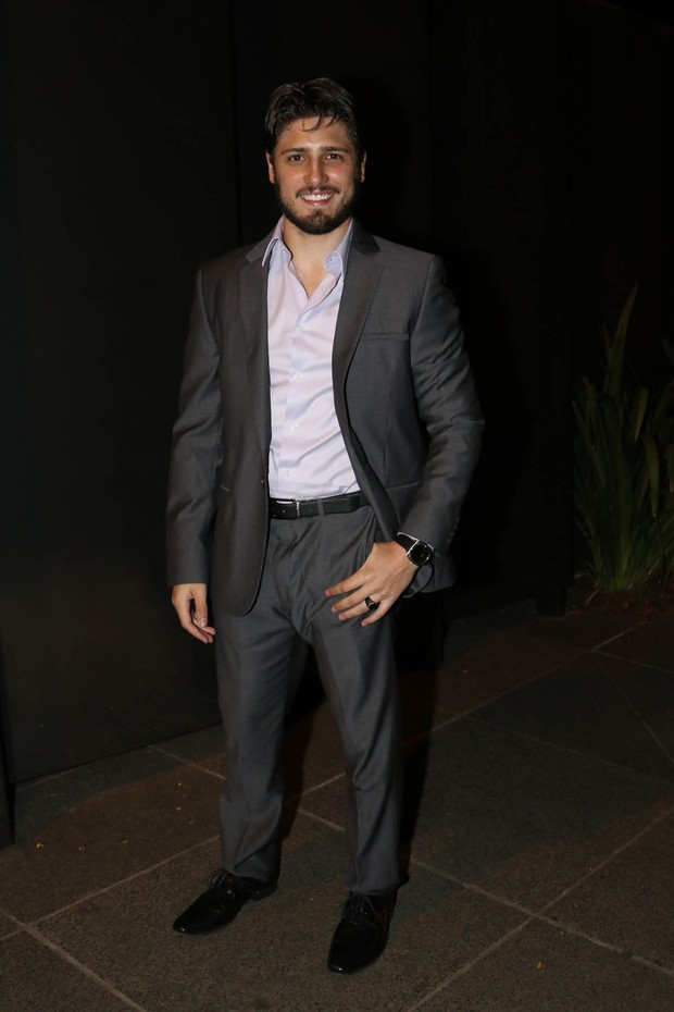Daniel Rocha na festa da Calvin Klein (Foto: Thiago Duran/Ag News)