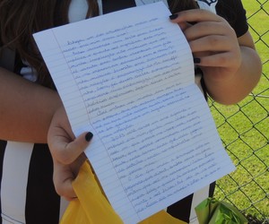 carta figueirense torcedora fã gabriella (Foto: Renan Koerich)