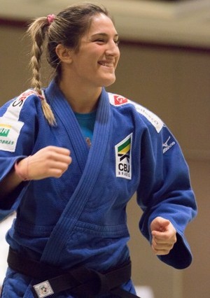Mayra Aguiar Pan Edmonton judô (Foto: Rafal Burza/CBJ)