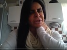 Gretchen responde críticas em vídeo: 'Adoro a minha boca de coringa'