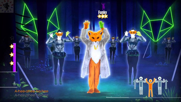 What Does The Fox Say é um dos destaques de Just Dance 2015 (Divulgação/Ubisoft)