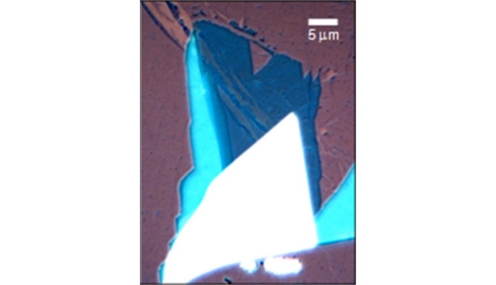 Micrografia óptica da estrutura do composto grafeno (Foto: Divulgação/MIT)