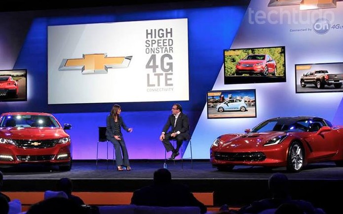 A Chevrolet anuncia na CES 2014 a tecnologia 4G para sua linha de carros (Foto: A Chevrolet anuncia na CES 2014 a tecnologia 4G para sua linha de carros) A Chevrolet anuncia na CES 2014 a tecnologia 4G para sua linha de carros (Foto: A Chevrolet anuncia na CES 2014 a tecnologia 4G para sua linha de carros)