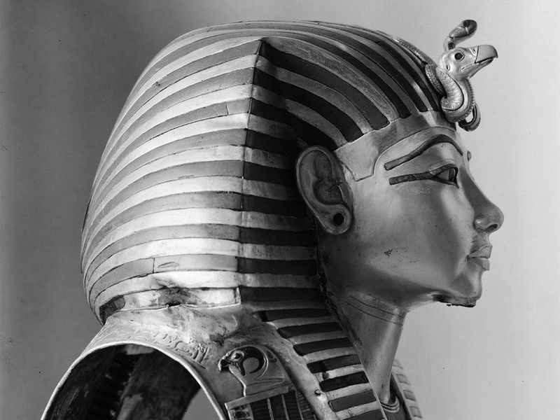 Imagem famosa da tumba do faraó Tutancâmon (Foto: Harry Burton / The Griffith Institute, University of Oxford)