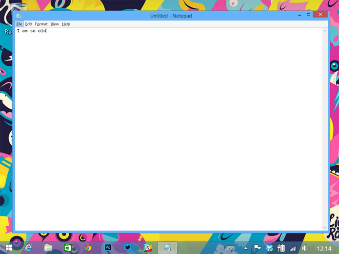 Bloco de notas permanece o mesmo após várias versões do Windows (foto: Reprodução/The Verge)