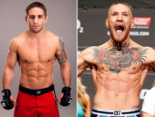 Chad Mendes e Conor McGregor, UFC (Foto: Getty Images)