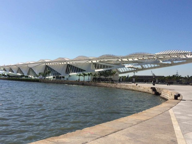 O Museu do Amanhã, um dos mais novos do Rio, atende a vários itens de acessibilidade (Foto: Alba Valéria Mendonça/ G1)