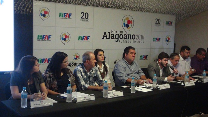 Fórum do Futebol Alagoano 2016 (Foto: Denison Roma / GloboEsporte.com) Fórum do Futebol Alagoano 2016 (Foto: Denison Roma / GloboEsporte.com)
