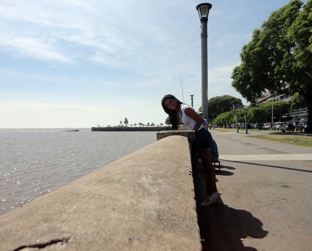 Tainá adorou a experiência de visitar Buenos Aires (Foto: Arquivo Pessoal)
