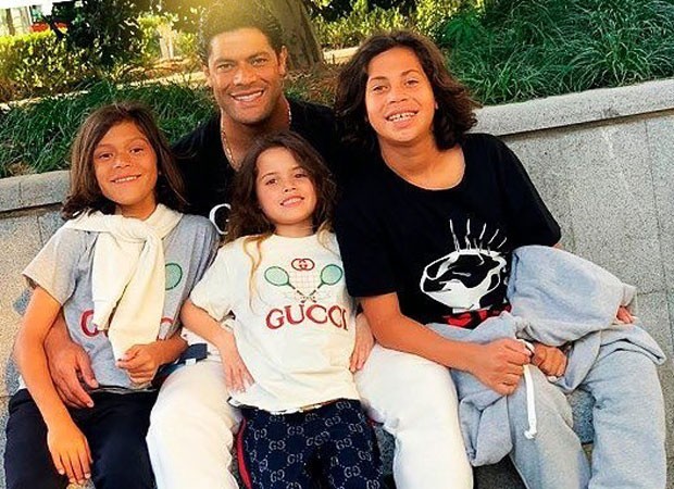 Hulk Paraíba com os filhos (Foto: Reprodução/Instagram) Hulk Paraíba com os filhos (Foto: Reprodução/Instagram)