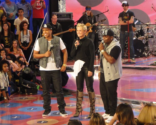 MC Marcinho e MC Koringa são convidados do TV Xuxa (Foto: Divulgação/Rede Globo)