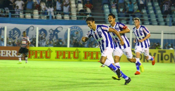 Paysandu x Santa Cruz - gol Thiago Martins (Foto: Fernando Torres/Ascom Paysandu)