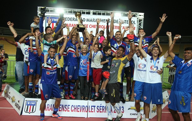 Maranhão festeja título do segundo turno do Campeonato Maranhense (Foto: Biné Morais/O Estado)