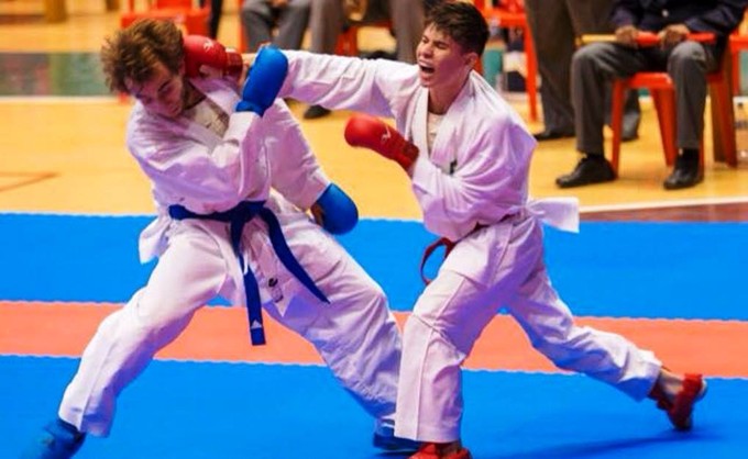 Rafael Nascimento lutador de karate de Patos de Minas (Foto: Geraldo de Paula)