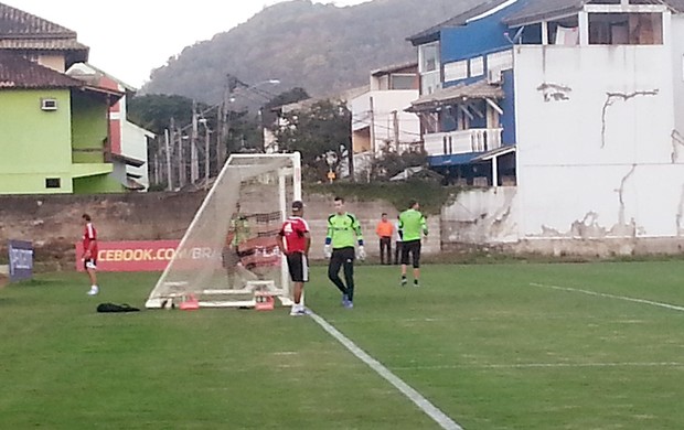 Paulo Victor treino Flamengo (Foto: Janir Júnior)