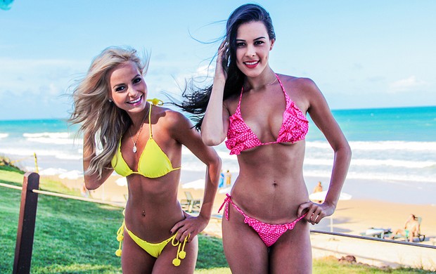 Jhenny Andrade e Camila Oliveira ring girls mma (Foto: Divulgação/Rodrigo Malinverni)