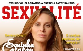 Exclusivo: a capa da revista de Soninha Catatau, o Furacão do Divino!