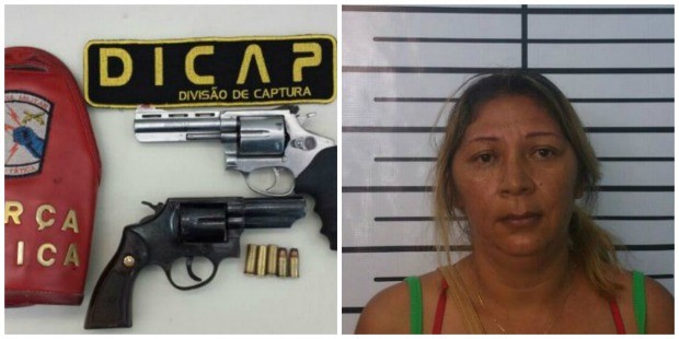 G Mulher é presa por posse ilegal de arma na zona Oeste de Boa Vista notícias em Roraima