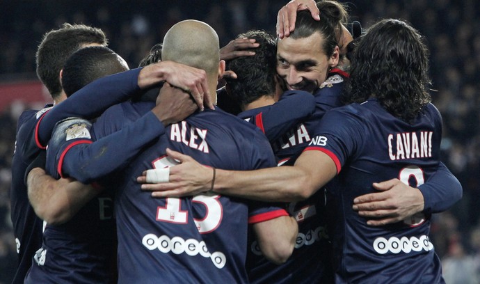 ibrahimovic paris saint germain x Sochaux (Foto: AP)