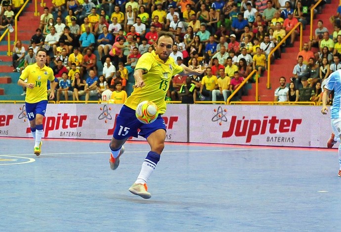 Brasil x Argentina - Sul-Americano Futsal (Foto: Ricardo Artifon/CBFS)