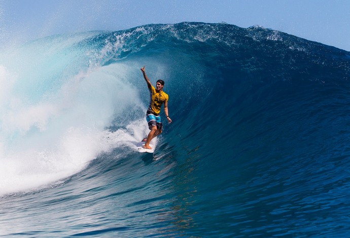 Gabriel Medina surfe WCT Taiti (Foto: Kirstin Scholtz/ASP)