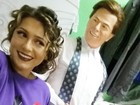 Lívia Andrade posa com boneco de Silvio Santos: 'Vodu em tamanho real'