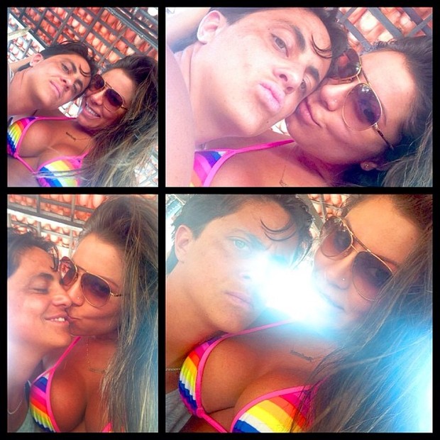 Thammy Miranda e a namorada, Andressa (Foto: Reprodução/Instagram)