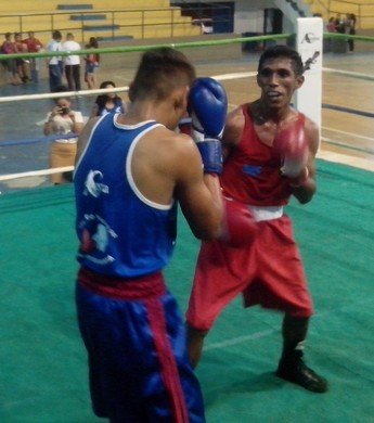 Combates da seletiva roraimense de boxe foram disputados no Ginásio Romerão (Foto: Divulgação)