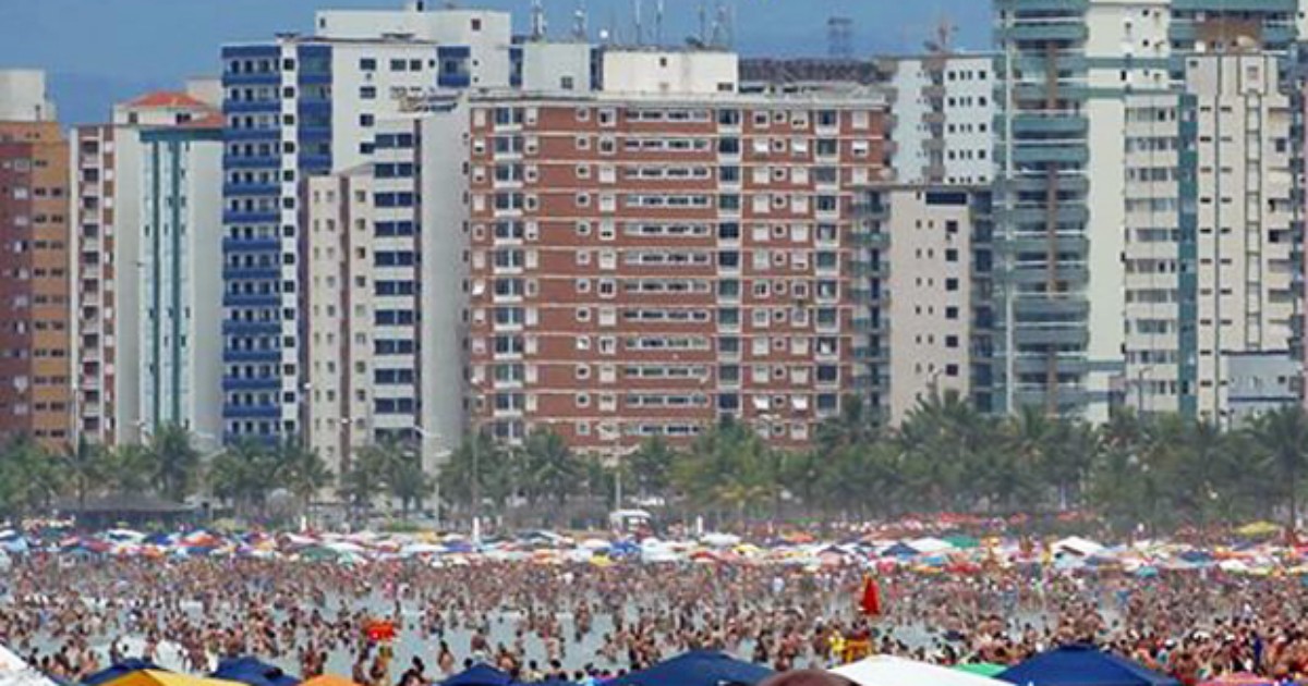 G Turistas Lotam Praias Do Litoral De S O Paulo No Ltimo Dia Do Ano