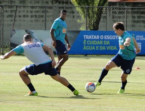 Dagoberto treino Cruzeiro (Foto: Tarcísio Badaró)