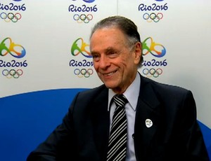 Presidente Comitê Organizador Carlos Arthur Nuzman faz balanço após três anos do anúncio do RJ como sede das Olimpíadas (Foto: Reprodução SporTV)