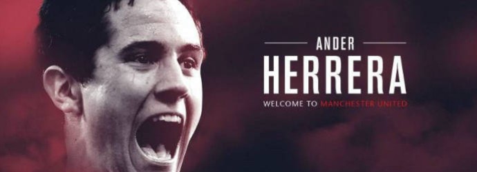 Ander Herrera é anunciado em rede social (Foto: Reprodução)