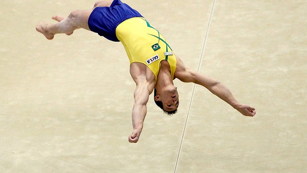 Diego Hypolito mundial ginástica (Foto: Reuters)